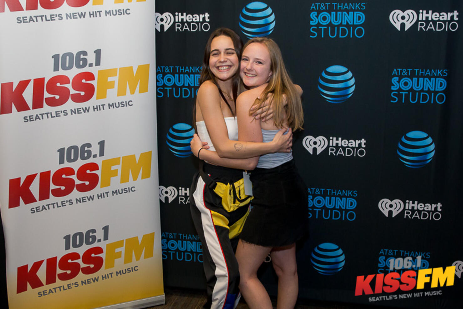 Bea Miller in the AT&T Thanks Sound Studio