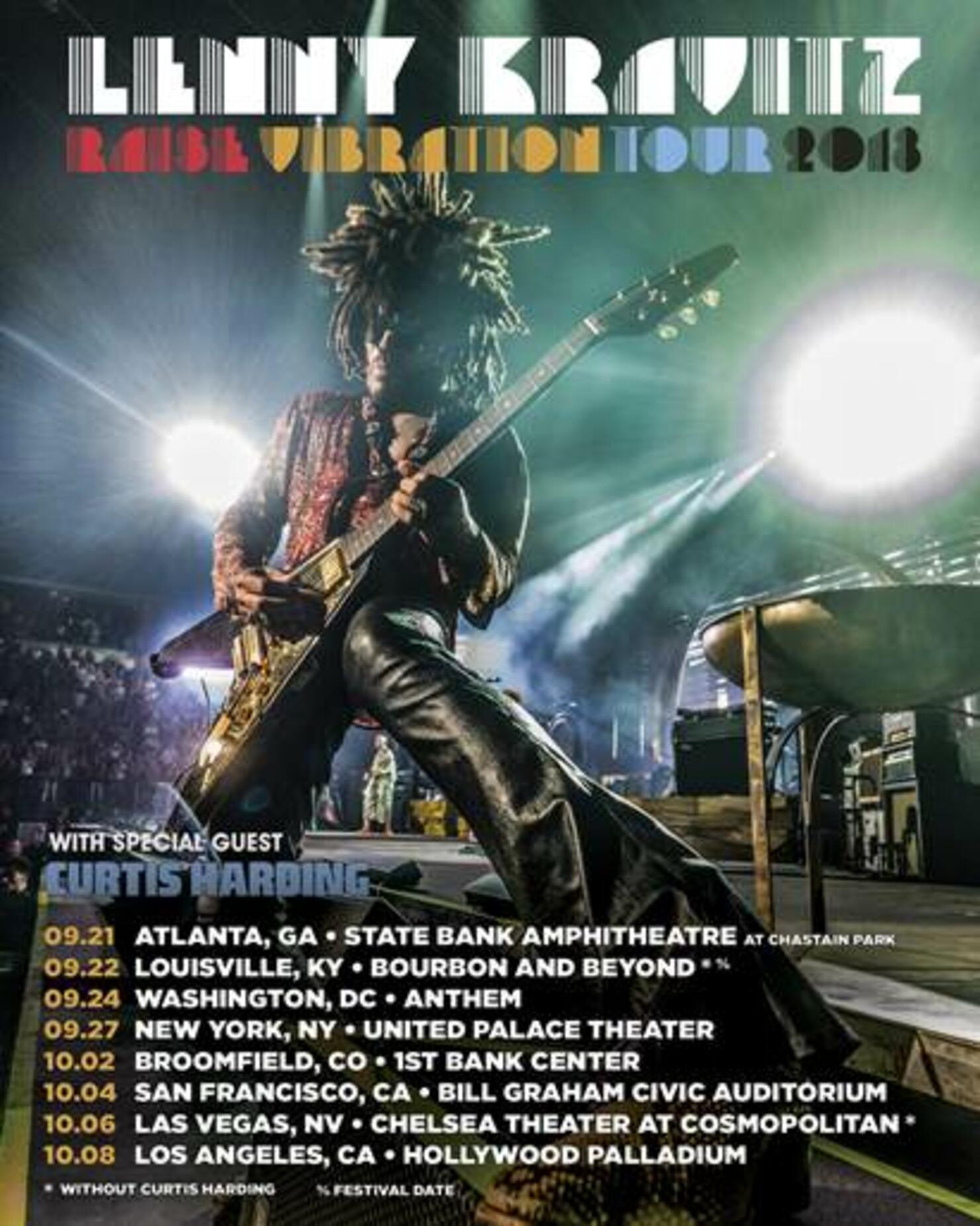 Lenny Kravitz Announces Raise Vibration Tour iHeart