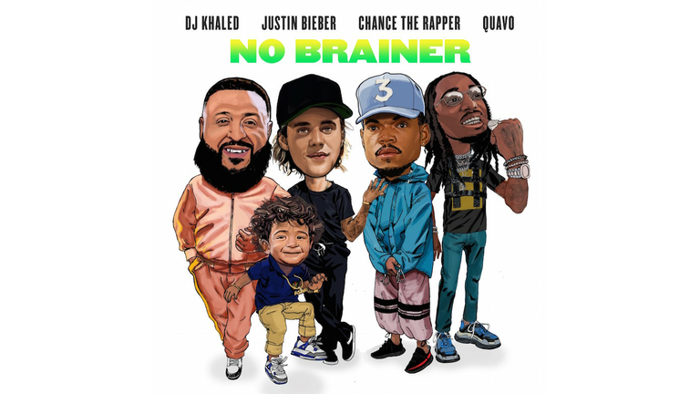 DJ Khaled, Justin Bieber, Chance The Rapper, Quavo - "No Brainer"