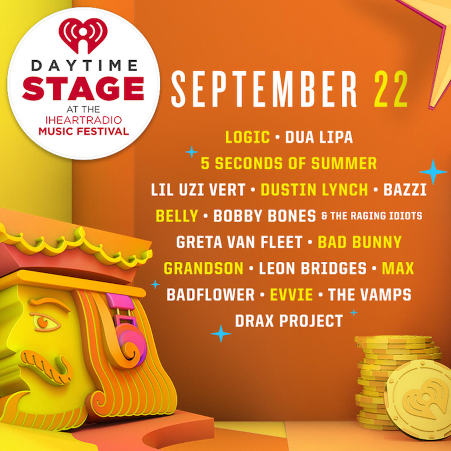 Daytime Stage At The iHeartRadio Music Festival Lineup Revealed