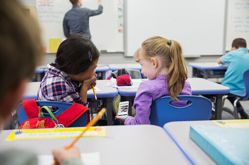 Cell phone and classroom