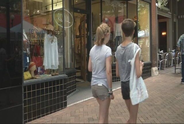 Back to school shopping. Photo KCRG TV