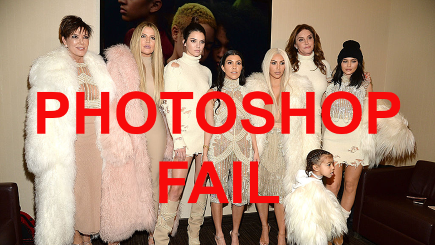 Kardashians calvin sale klein photoshop