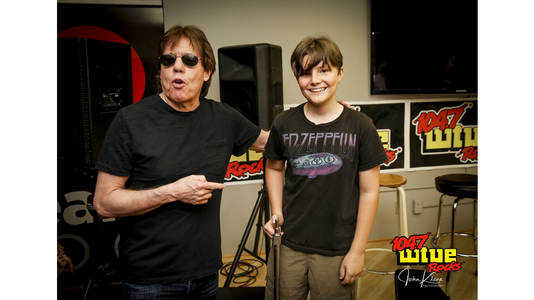 George Thorogood in the WTUE Listener Lounge