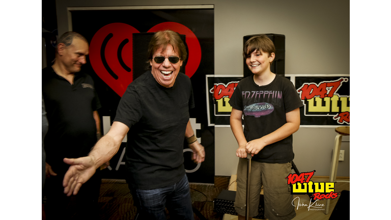 George Thorogood in the WTUE Listener Lounge