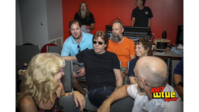 George Thorogood in the WTUE Listener Lounge