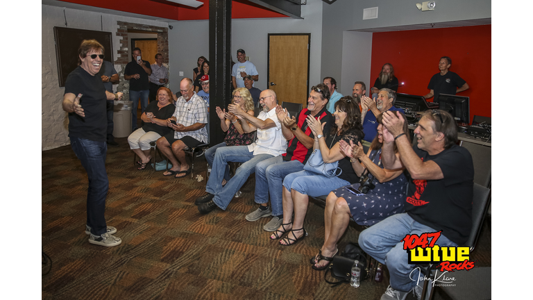 George Thorogood in the WTUE Listener Lounge