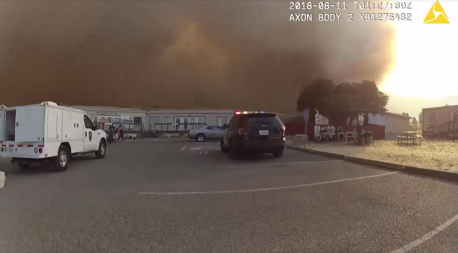 police rescue 60 animals from path of approaching wildfire