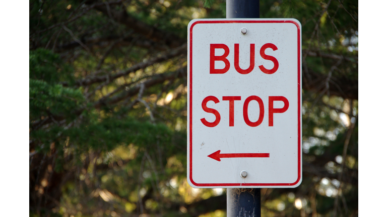Bus Stop sign Getty RF