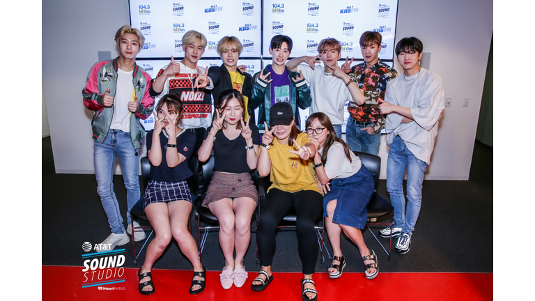 Monsta X at KIIS FM's AT&T Sound Studio