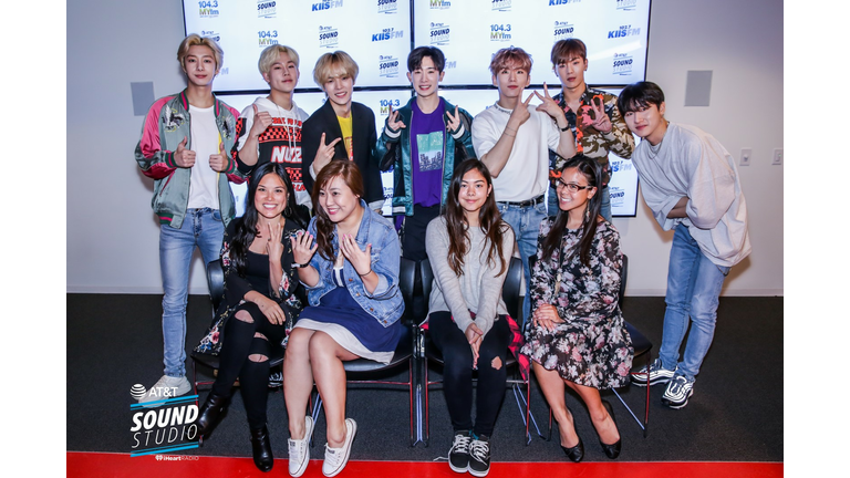 Monsta X at KIIS FM's AT&T Sound Studio