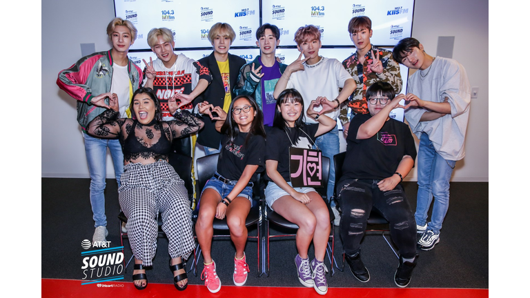 Monsta X at KIIS FM's AT&T Sound Studio