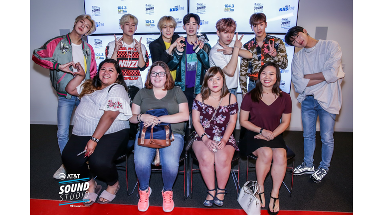 Monsta X at KIIS FM's AT&T Sound Studio