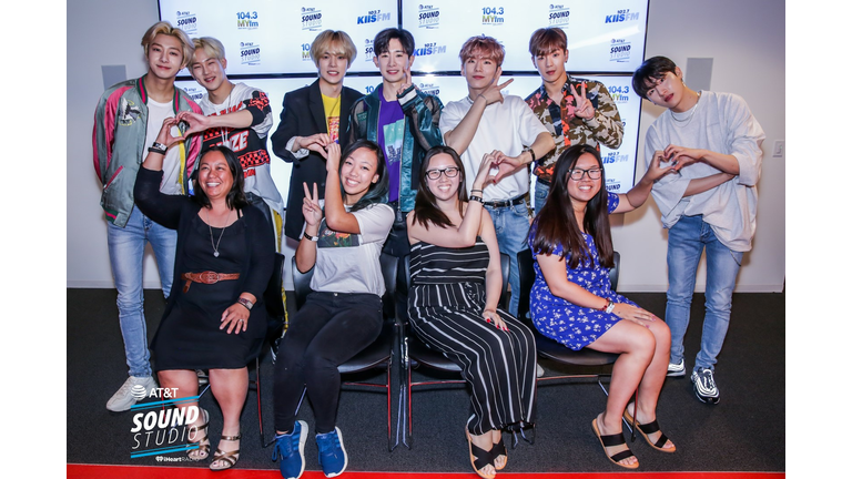 Monsta X at KIIS FM's AT&T Sound Studio