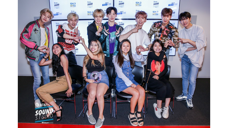 Monsta X at KIIS FM's AT&T Sound Studio