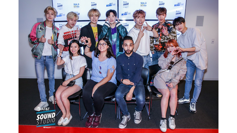 Monsta X at KIIS FM's AT&T Sound Studio