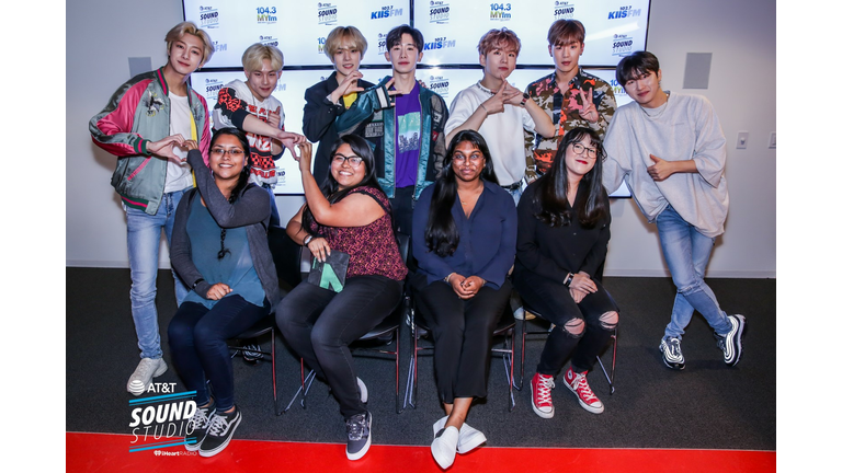 Monsta X at KIIS FM's AT&T Sound Studio