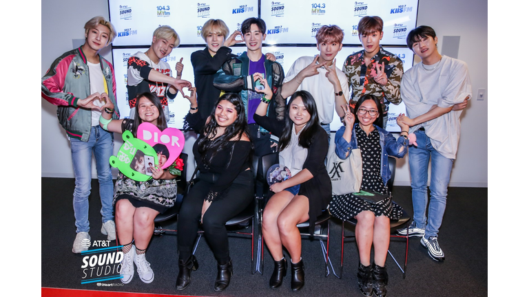 Monsta X at KIIS FM's AT&T Sound Studio