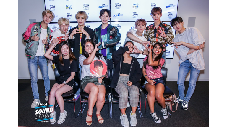 Monsta X at KIIS FM's AT&T Sound Studio