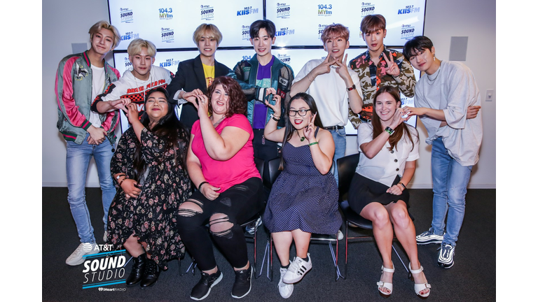 Monsta X at KIIS FM's AT&T Sound Studio