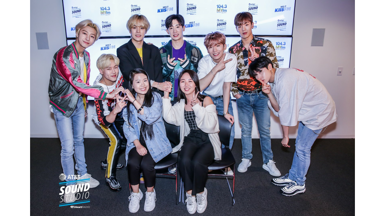 Monsta X at KIIS FM's AT&T Sound Studio