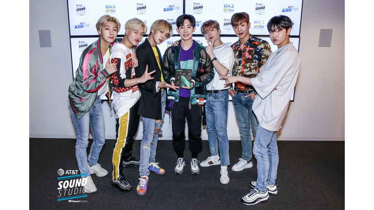 Monsta X at KIIS FM's AT&T Sound Studio