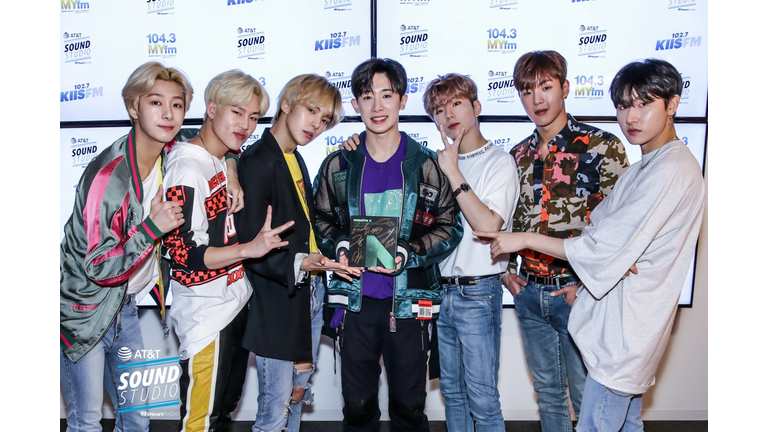 Monsta X at KIIS FM's AT&T Sound Studio