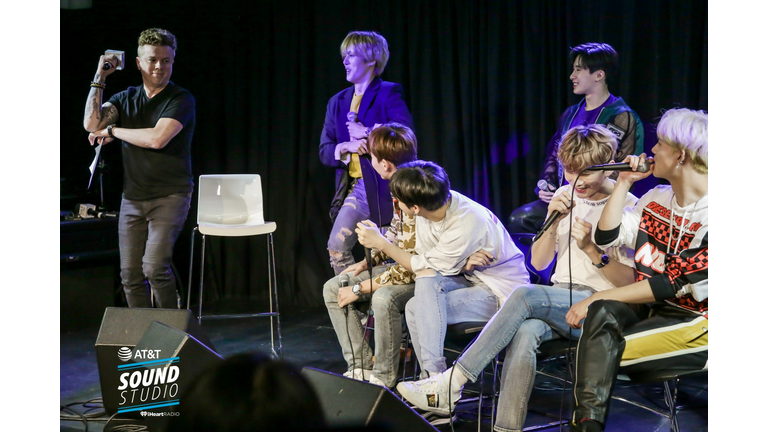 Monsta X at KIIS FM's AT&T Sound Studio