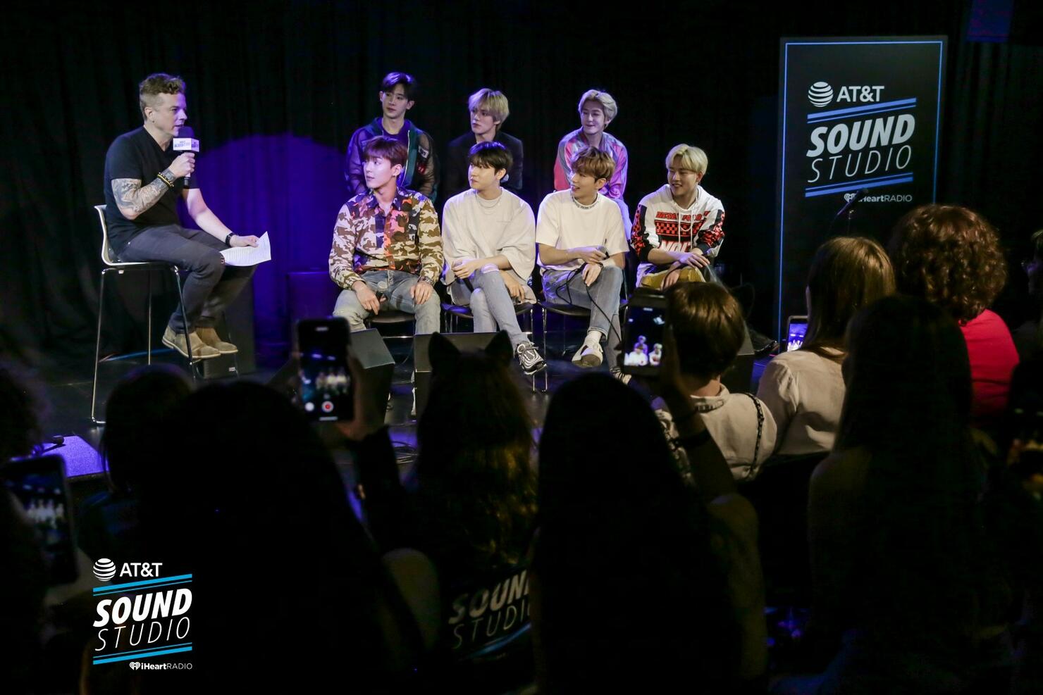 Monsta X at KIIS FM's AT&T Sound Studio