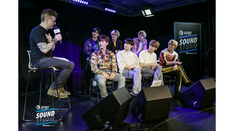 Monsta X at KIIS FM's AT&T Sound Studio