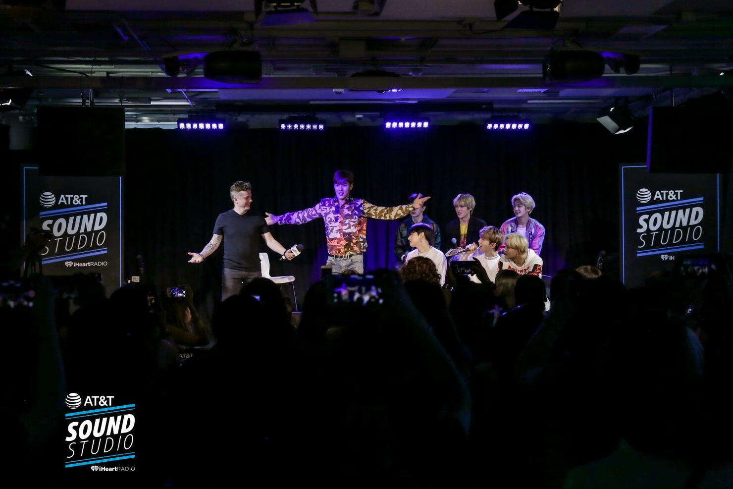 Monsta X at KIIS FM's AT&T Sound Studio