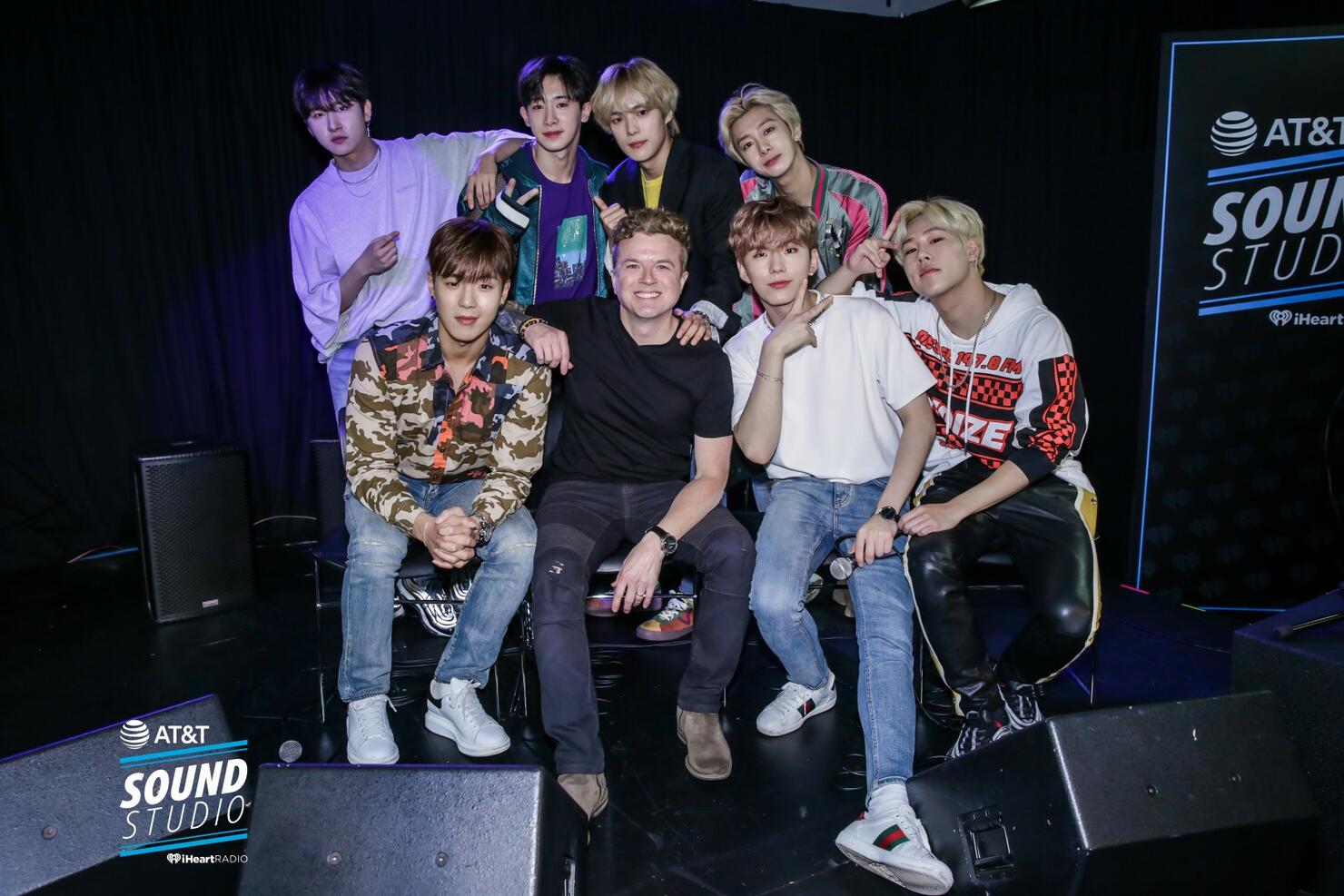 Monsta X at KIIS FM's AT&T Sound Studio