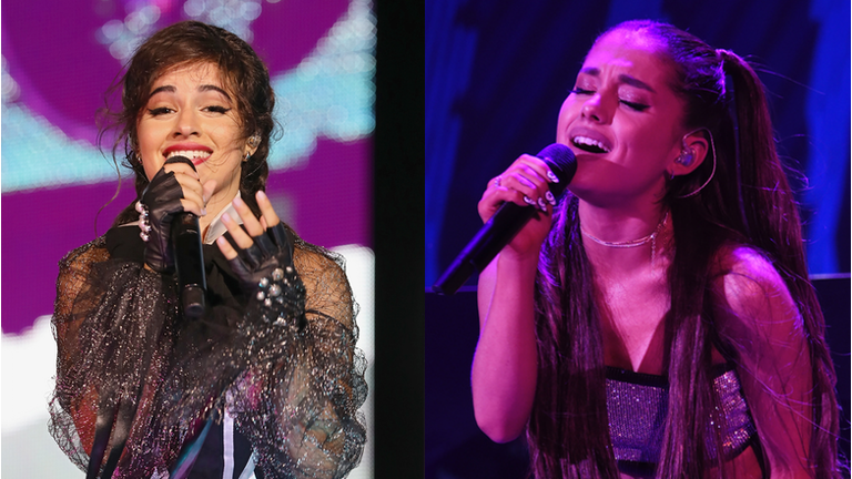 camila cabello ariana grande god is a woman