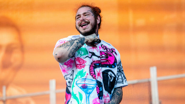 Post Malone's Private Plane Blows Tires, Preparing For Emergency ...