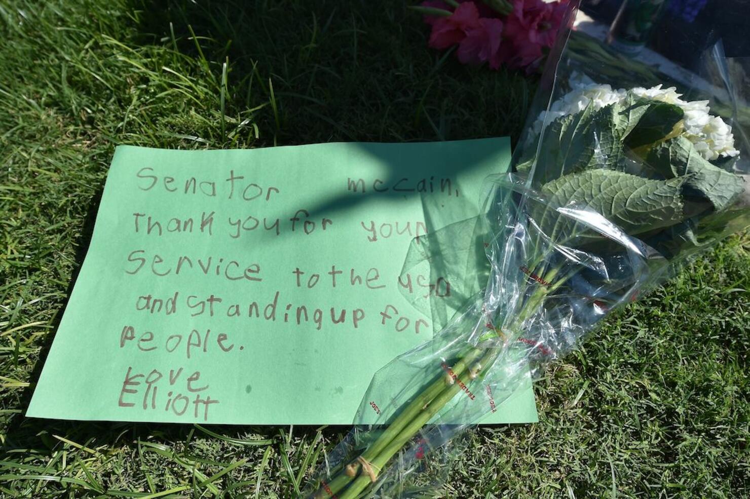 Arizonans Mourn The Death Of John McCain