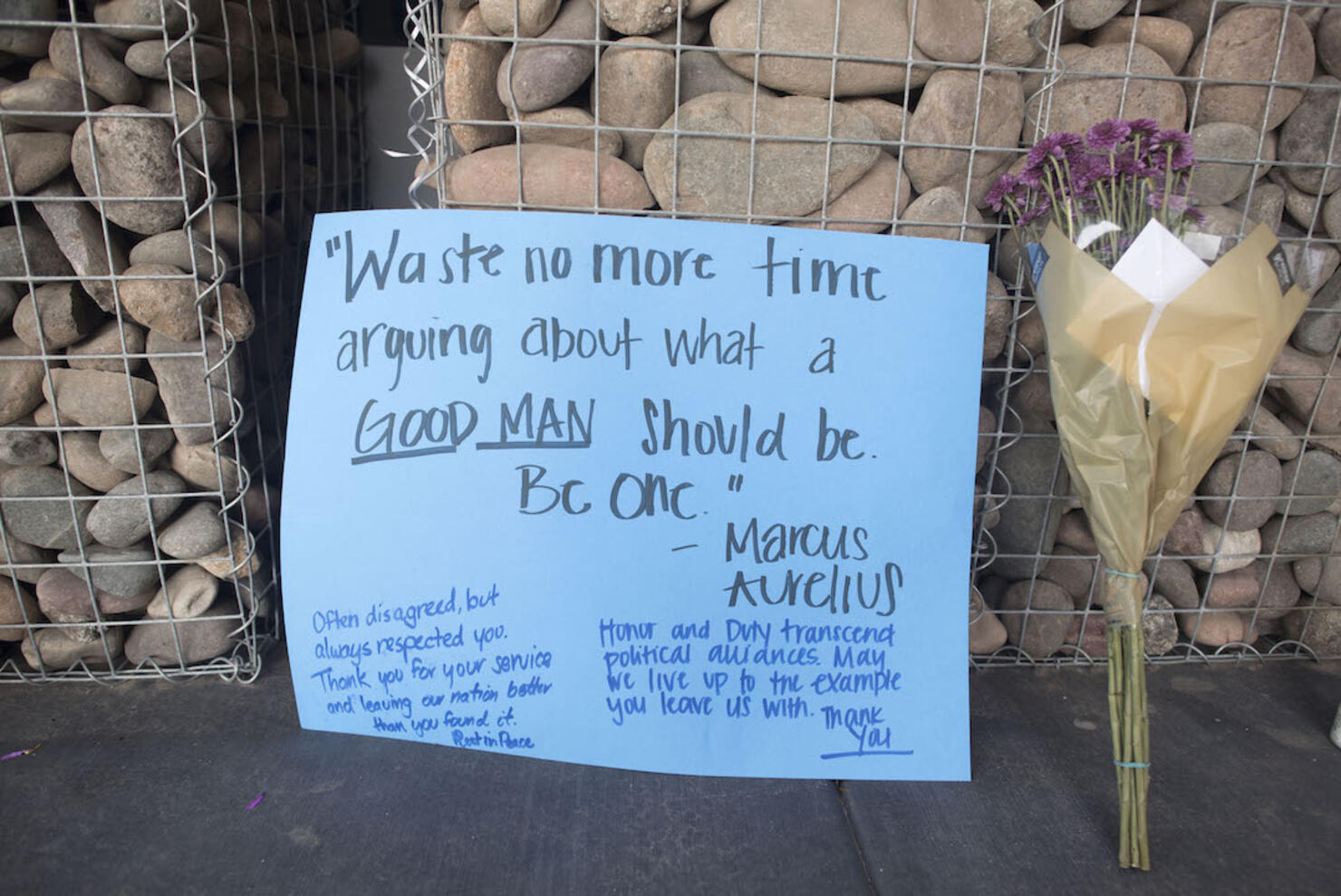 Arizonans Mourn The Death Of John McCain