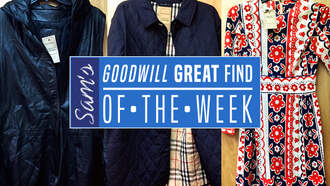 Sam's Goodwill Great Find Of The Week: Blue Burberry Jacket 