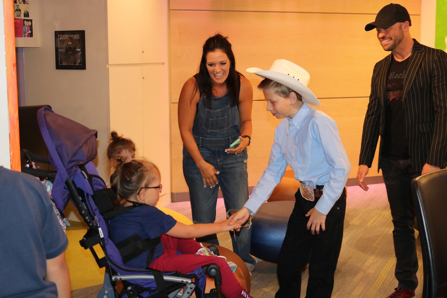 Mason Ramsey At Vanderbilt Medical Center's Ryan Seacrest Studios