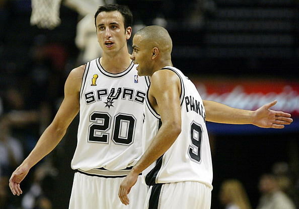 Manu Ginobili and Tony Parker 