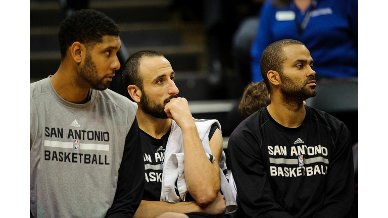 Tim Duncan, Manu Ginobili and Tony Parker