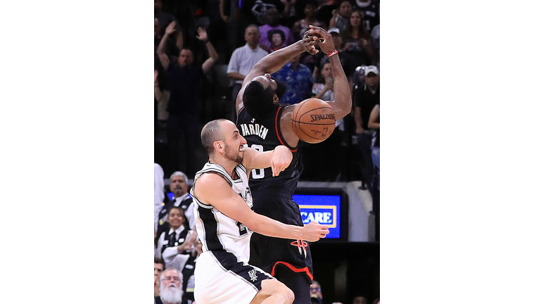 Manu Ginobili and James Harden