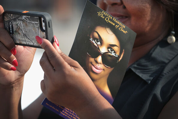 Aretha Franklin's Public Viewing