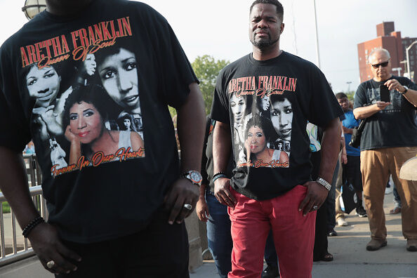 Aretha Franklin's Public Viewing