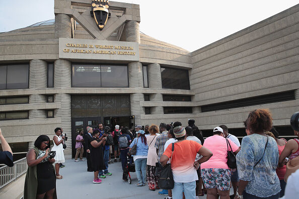Aretha Franklin's Public Viewing
