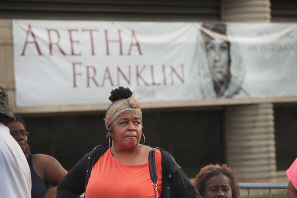 Aretha Franklin's Public Viewing