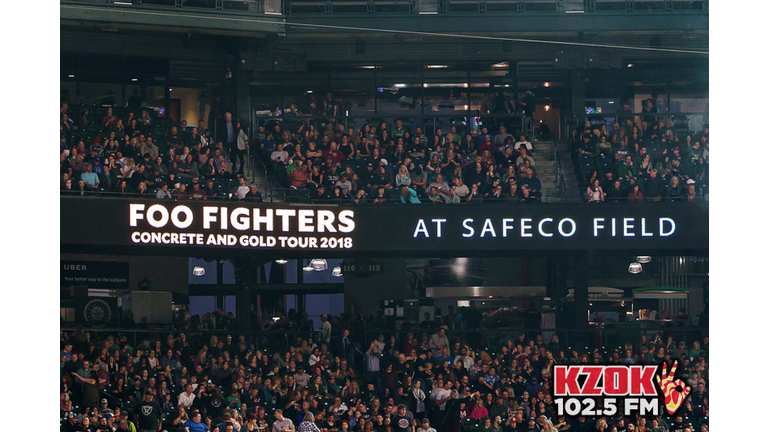 Foo Fighters at Safeco Field with Joy Formidable and Giants in the Trees