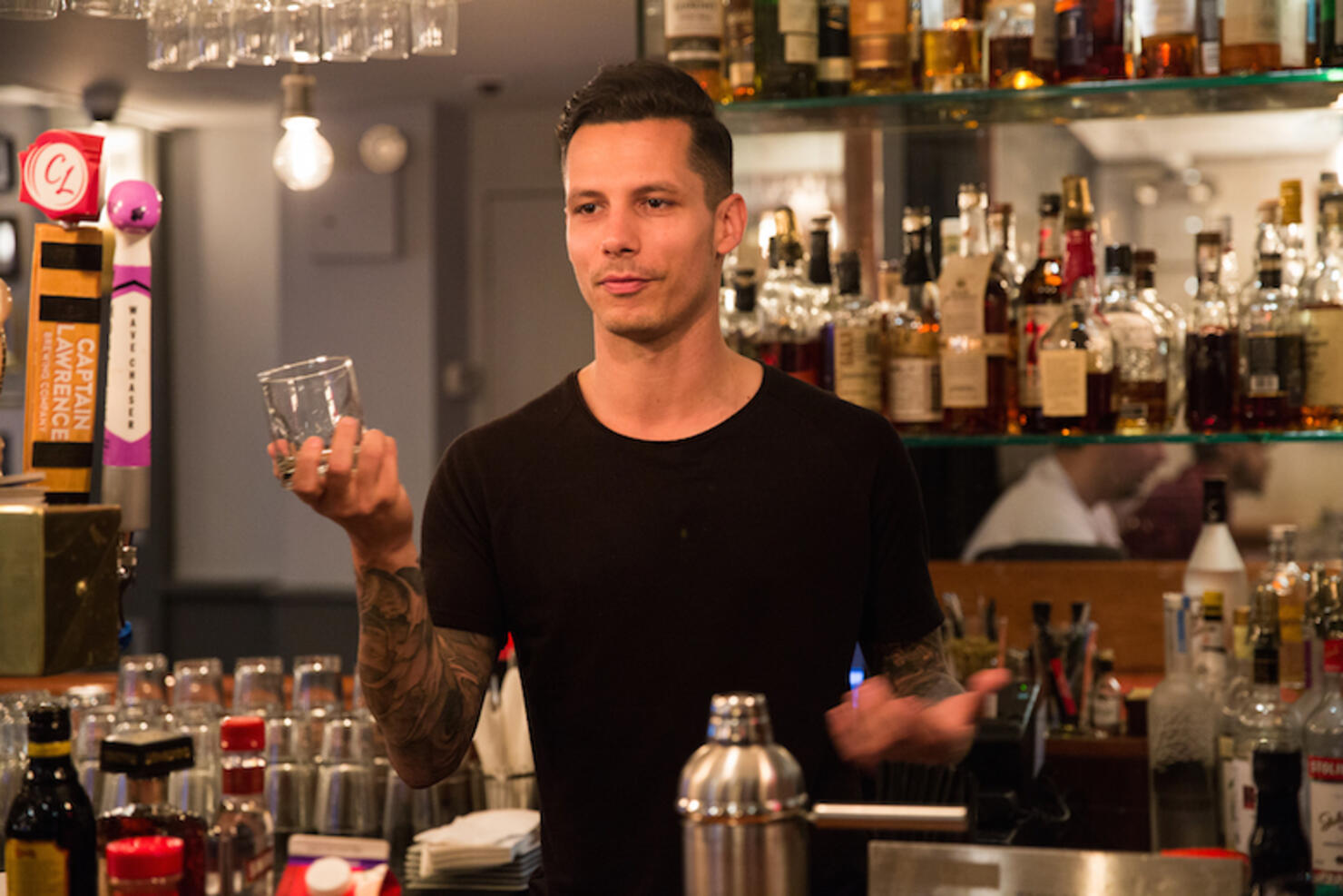 Devin Dawson's Signature Black and White Cocktail