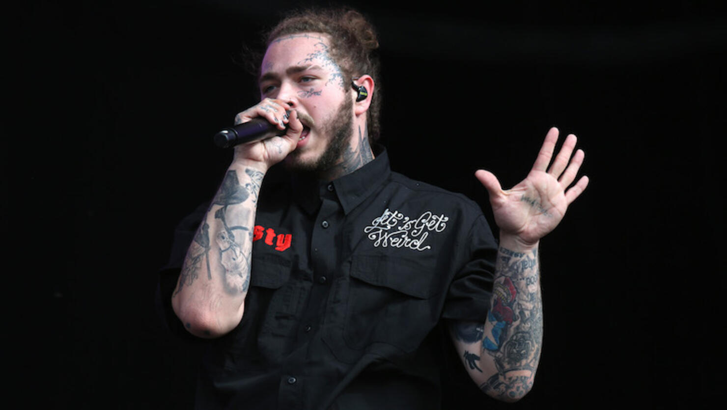 post malone car crash west hollywood