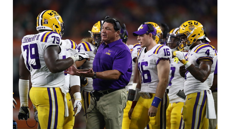 LSU Ed Orgeron Getty Images