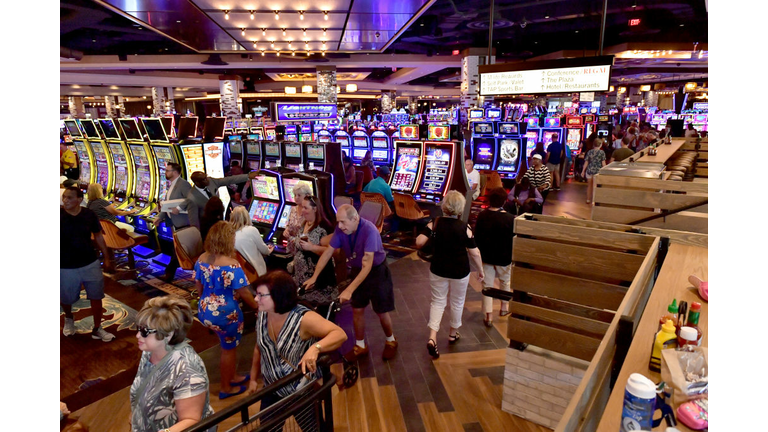 SPRINGFIELD, MA - AUGUST 24: Guests attend the Grand Opening of MGM Springfield on August 24, 2018 in Springfield, Massachusetts. (Photo by Paul Marotta/Getty Images for MGM Springfield)